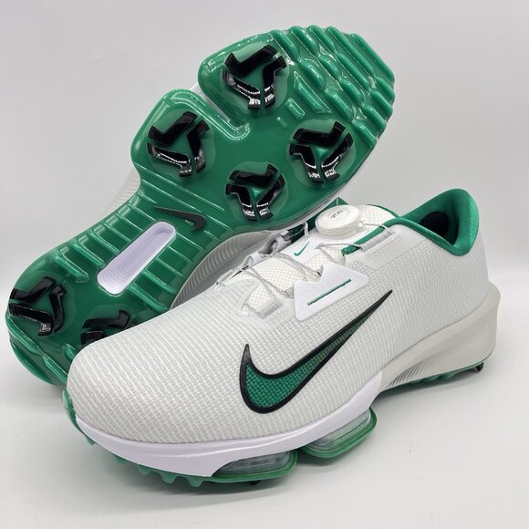 Nike Air Zoom Infinity Tour BOA 2 Golf Gray Green Men\'s 12 WIDE HQ2160-100 main image 4